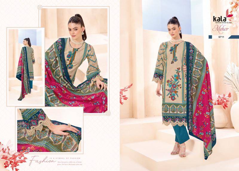 Kala meher vol-12 Dress material wholesalers in Bangalore